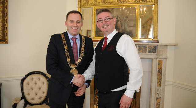 Joe and the Lord Mayor of Dublin Naoise Ó Muirí 