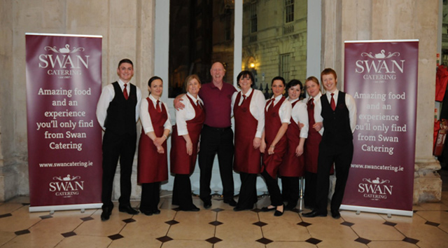 Vinny and the Swan Catering Team